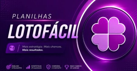 Planilha Lotofácil 20 Dezenas em 4 Jogos [GRÁTIS] – Fechamento Econômico