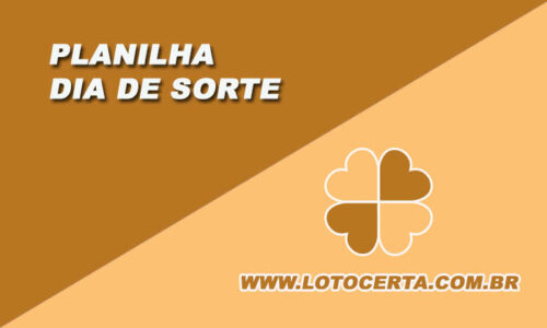 planilha dia de sorte
