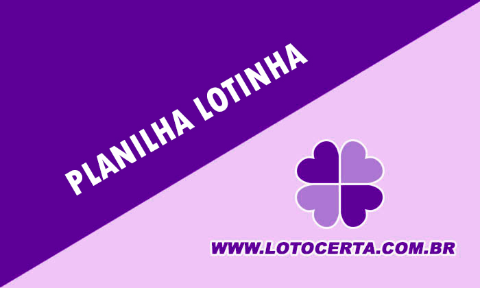 PLANILHAS LOTINHA