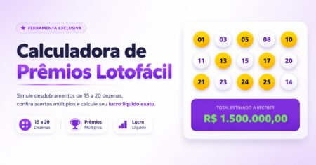 Calculadore de Premios Lotofácil Online