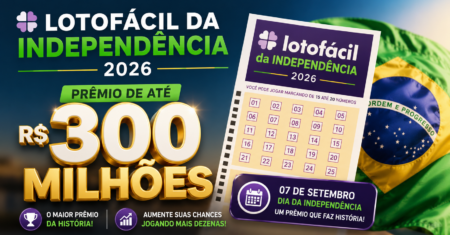 Lotofácil da Independência 2026: Tudo Sobre o Prêmio de R$ 300 Milhões e Como Jogar com Mais Dezenas