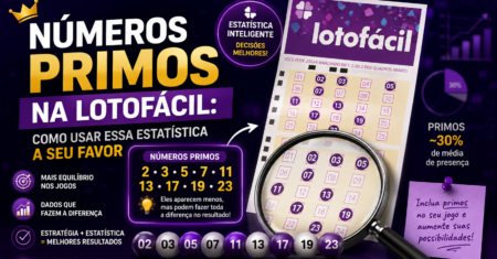 Números Primos na Lotofácil: Como Usar Essa Estatística a Seu Favor?